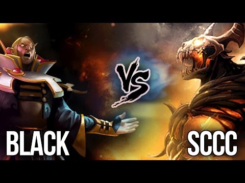 9k Sccc Shadow Fiend vs. 8k Black^ Invoker - EPIC Close Battle [Dota 2]