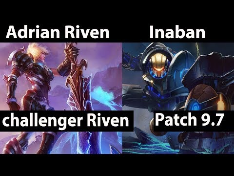 [ Adrian Riven ] Riven vs Jayce [ Inaban ] Top - Its time to win! Challenger elo