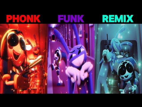 Jax and Pomni Singing Daisy Bell Phonk vs Funk vs Remix