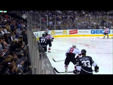 Jeff Carter power play goal! Game 3 Stanley Cup Finals Devils @ Kings