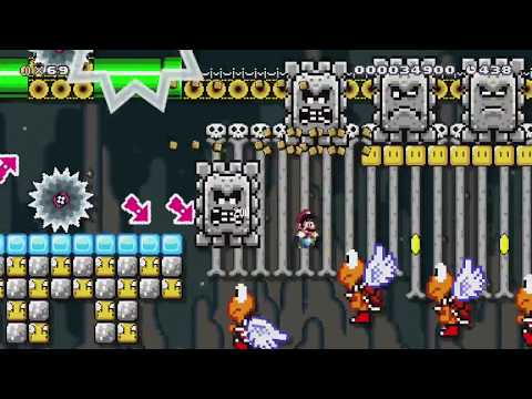 ~SmallTown~JBizzle_Likes_To_Fly~ by Dan - Super Mario Maker - No Commentary 1bk