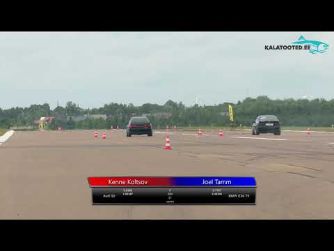 Kenne Koltsov - Audi 90 vs Joel Tamm - BMW E36 T5. Dragrace@KuressaareKiirendus2019