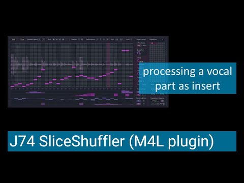 J74 SliceShuffler - audio slice sequencer for Ableton Live (Tutorial - Processing a Vocal phrase)