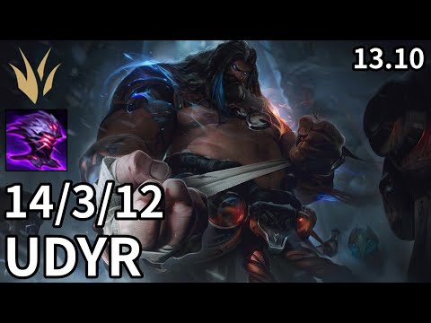 Udyr Jungle vs Taliyah - EUW Grandmaster | Patch 13.10