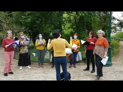 Extrait du concert de La Quinte juste au square Gardette, Avril 2021