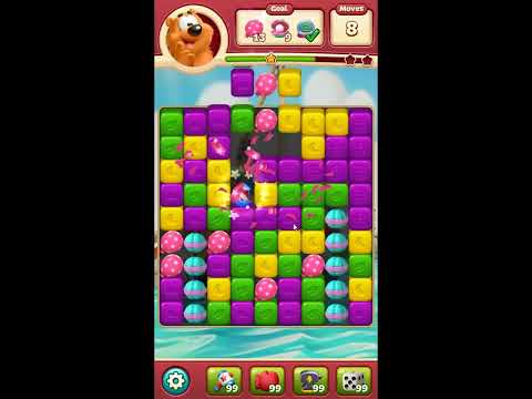 Toon Blast Level 8226 - NO BOOSTERS 🐻🐺🐱 | SKILLGAMING ✔️