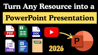 How to Create PowerPoint Presentations from Any Content Using AI | 202