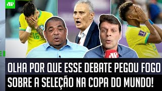 ‘Que diabo foi aquilo? O Tite fez uma lambança ao…’; debate pega fogo sobre a Seleção na Copa