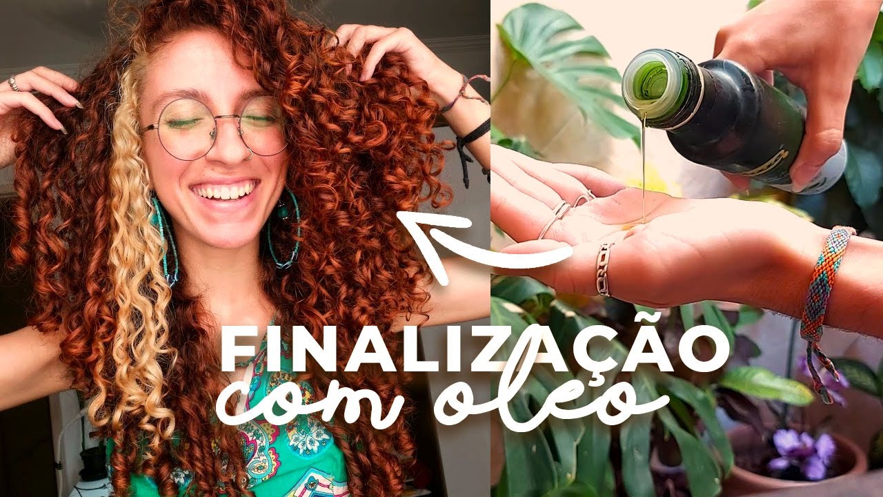 FINALIZAÇÃO SÓ COM ÓLEO PARA CABELO CACHEADO | sem ficar oleoso!