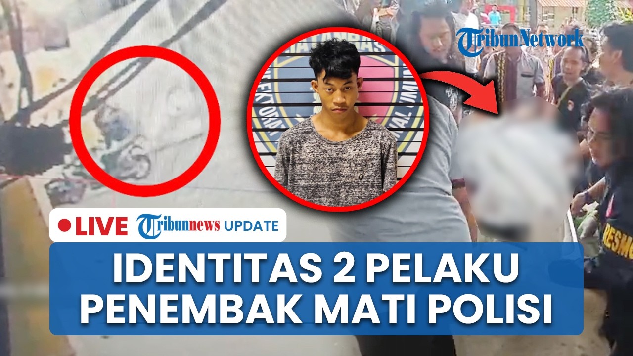 LIVE: Identitas 2 Pria Penembak Polisi di Lampung, Spesialis Curanmor & Berujung Tewas "Didor"