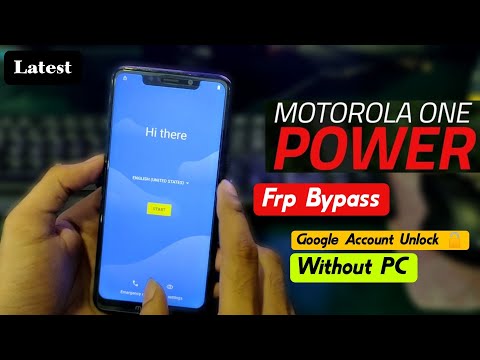 Motorola One Power FRP Bypass || Motorola || Google Account Bypass Without Pc New Trick
