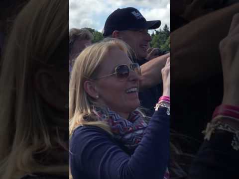 Zara Tindall gives Spencer Sturmey the chop!