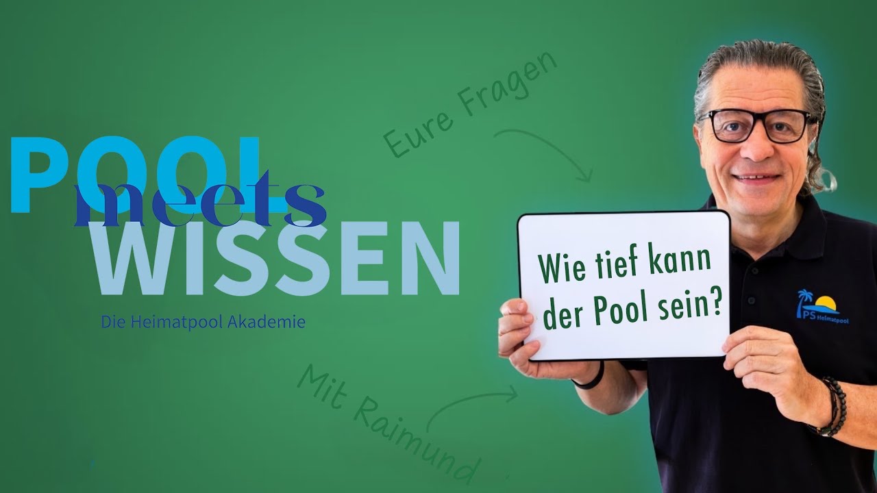 Wie tief sollte ein Pool sein? Die ideale Pooltiefe erklärt | Pool meets Wissen