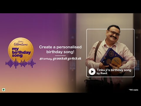 Cadbury Celebrations | #MyBirthdaySong | 65 secs | Hindi