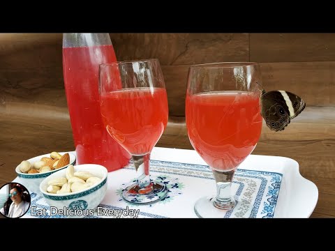 Home-made Plum Wine in 15 Days | No Special Equipments | Fruity Flavourful Plum Wine Recipe
