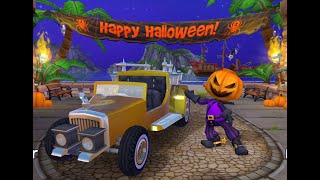 Happy Halloween | Spookster Race with Mr. Happy | All tracks ALL GOLD | Beach Buggy Racing 2