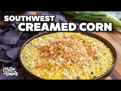 Southwest Creamed Corn (SO EASY) | BBQ Side Dishes