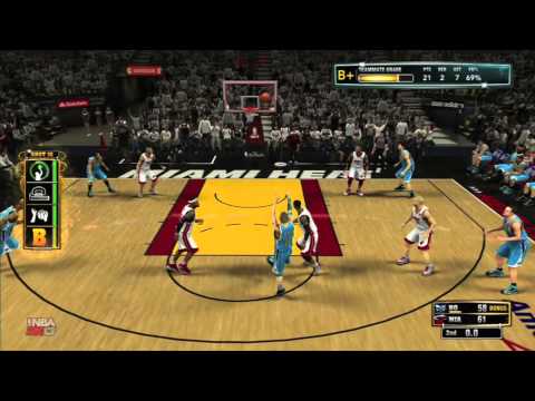 NBA 2K13 My Career Playoffs NFG1 - Miami's Weakness