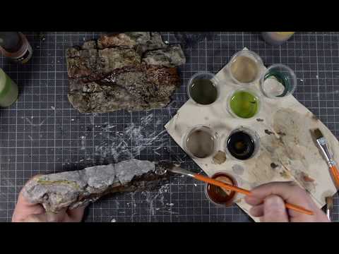 PAINTING ROCK CASTINGS WITH WASHES