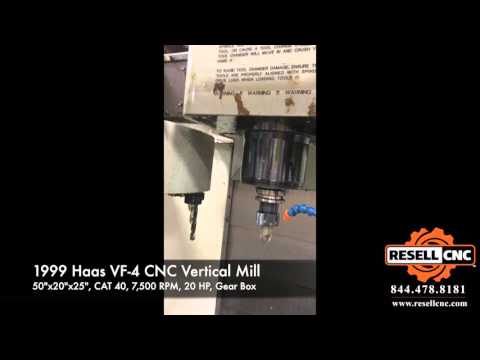 1999 Haas VF4 CNC Vertical Mill