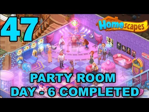 HOMESCAPES STORY WALKTHROUGH - PARTY ROOM DAY 6 COMPLETED - GAMEPLAY - #47