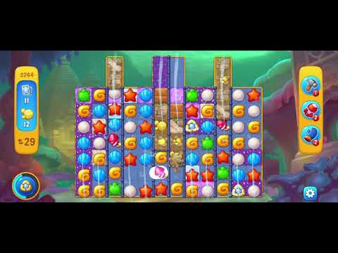 Fishdom Hard Level 3244, It's Really Hard. This is After 3rd Times I've Tried Using Power Ups