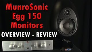 Video thumbnail for MunroSonic Egg150 Studio Monitor Speaker System Overview by purewaveaudio
