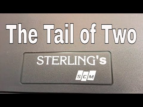 Smith Corona  Typewriters "The Tail of 2 Sterling's" 1948 vs 1998 , Vintage vs Modern