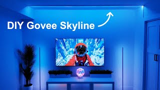 DIY Govee Skyline - EASY Unique Lighting to Your Room! Gaming Room Setup
