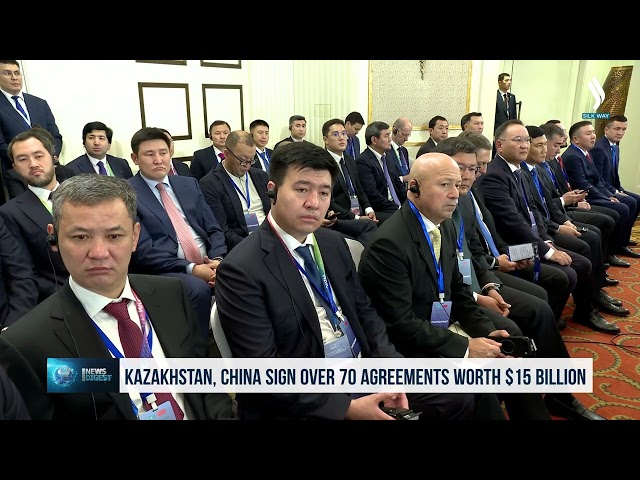 Kazakhstan, China sign over 70 agreements worth $15 billion