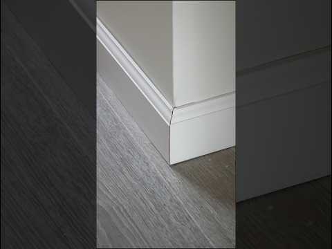 How to create seamless baseboard corners