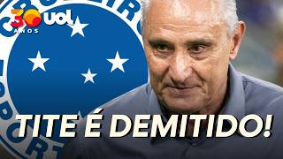 TITE FORA DO CRUZEIRO: TIME DEMITE TREINADOR APÓS EMPATE EM CASA COM O VASCO