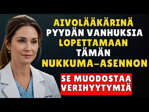 Aivolääkärinä olen järkyttynyt: tämä nukkuma-asento lisää aivohalvauksen riskiä yön aikana
