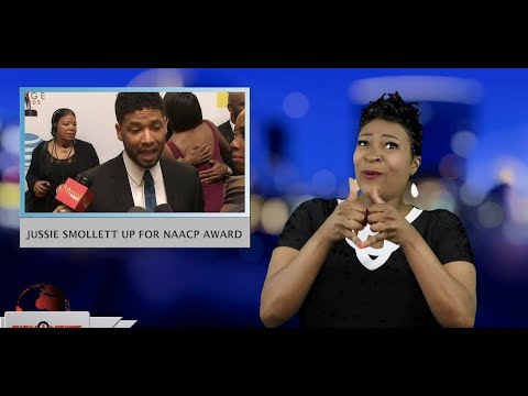 Jussie Smollett up for NAACP Award (ASL - 3.29.19)