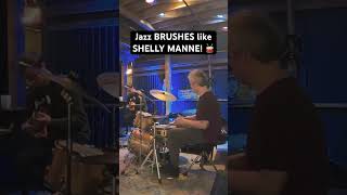 Jazz BRUSHES like SHELLY MANNE! 🥁