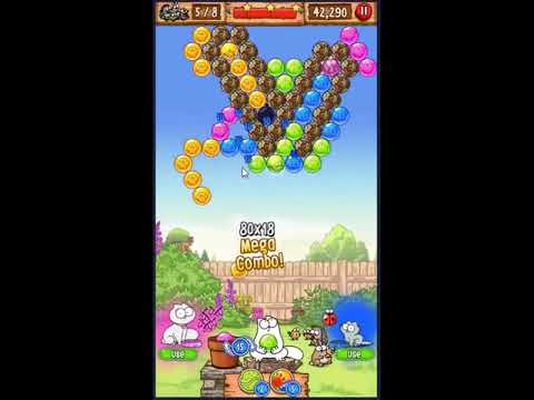 Simon's Cat Pop Time Level 92 - NO BOOSTERS 😺 | SKILLGAMING ✔️