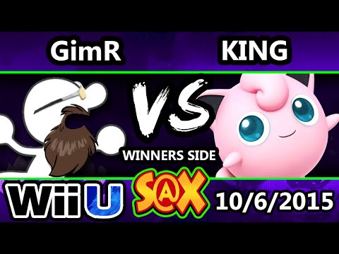 S@X 118 - VGBC | GimR (G&W) Vs. King (Jigglypuff) SSB4 Tournament - Smash Wii U - Smash 4