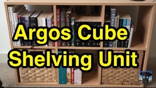 Argos Home Cube Shelves Quick Build and Thoughts