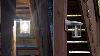 1_Watch A Video About the Coach LED Solar Outdoor Wall Lantern