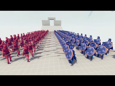 100 MELEE UNITS vs 100 MELEE UNITS TOURNAMENT - Totally Accurate Battle Simulator TABS