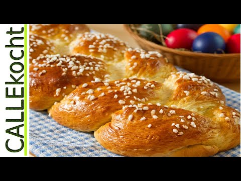 Leckerer Hefezopf selber machen, flechten und backen - Rezept