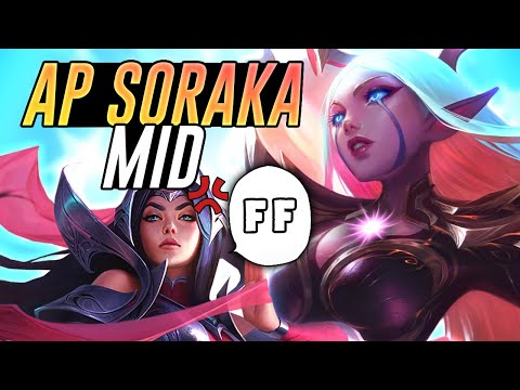 My AP Soraka Mid made the enemy team FF!