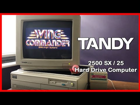 Wing Commander (1990) on Tandy 2500 SX / 25 (386/DOS/SoundBlaster)