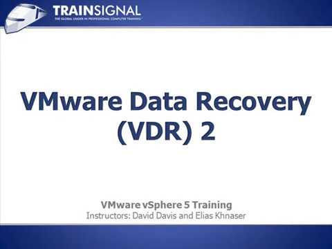 Lesson 35 VMware Data Recovery VDR 2- vmware vsphere