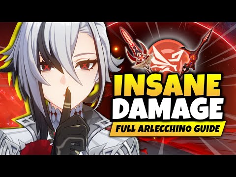 ARLECCHINO IS AMAZING! Full C0 Arlecchino Guide & Build [Best Artifacts, Weapons, & Teams] - Genshin