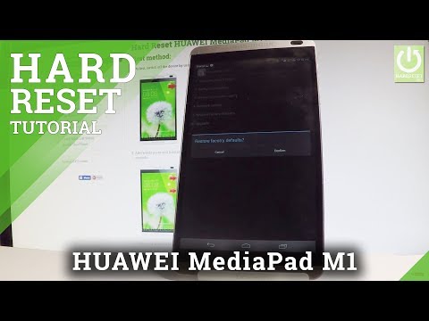 Hard Reset HUAWEI MediaPad M1 - Reset Code / Master Reset