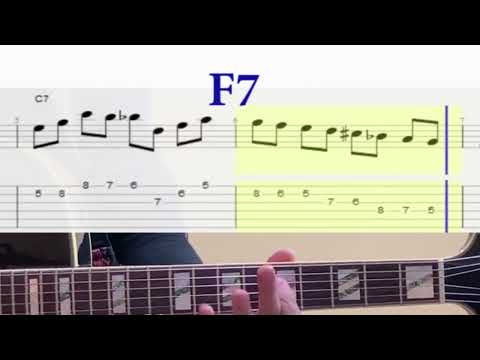 Circle Of 5th - Jazz Exercise #2 Wes Montgomery, George Benson, Pat Martino Style
