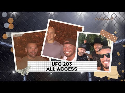 UFC 203 VLOG!!! FRONT ROW & BACKSTAGE!!