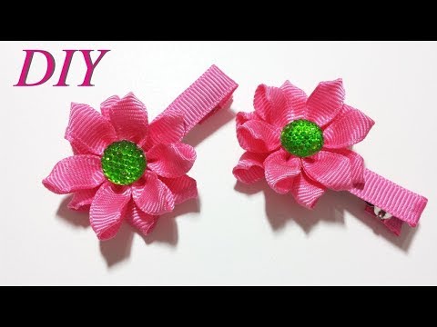 Flower Hair Clip Tutorial 🎀