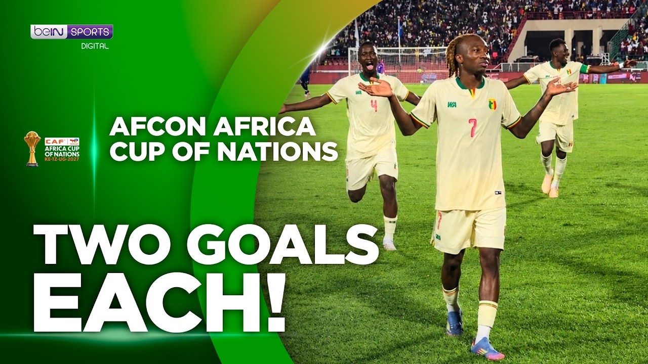 DOUBLE TROUBLE! 🔥 Every Brace From Matchday 1 | 2027 AFCON Qualifiers